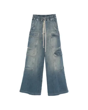 Rick Owens DRKSHDW エラスティケーテッドウェストジーンズ - サムネイル1