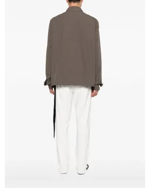 Rick Owens DRKSHDW ジップアップジャケット - ブラウン - サムネイル4