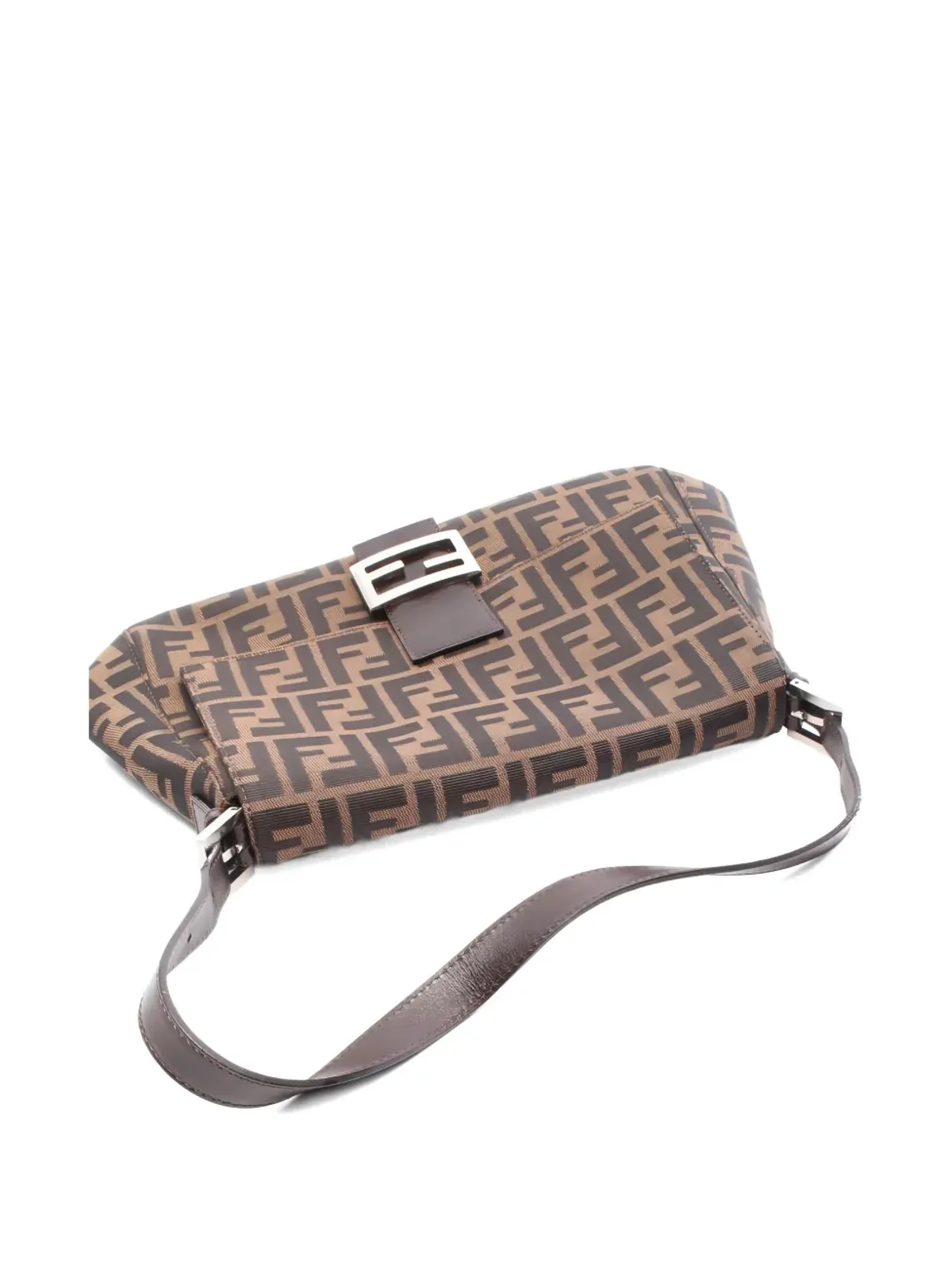 Fendi Pre-Owned 2010年代 マーマ バゲット ショルダーバッグ ブラウン - 画像3