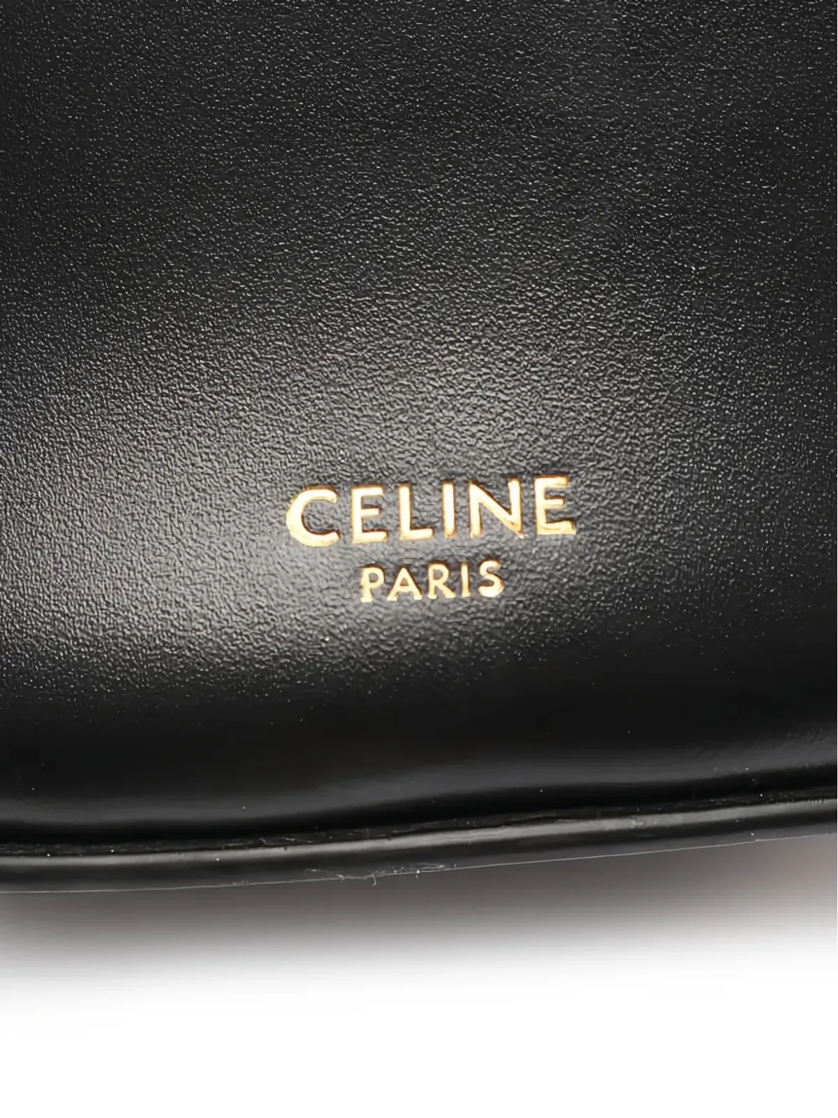 Celine Pre-Owned 2010s Maillon Triomphe bucket bag - Black - 画像4