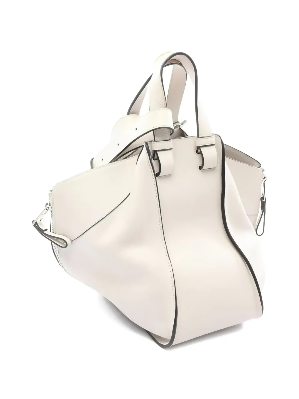 Loewe ビンテージ 2000年代 レザー ハンモック トートバッグ - 画像2