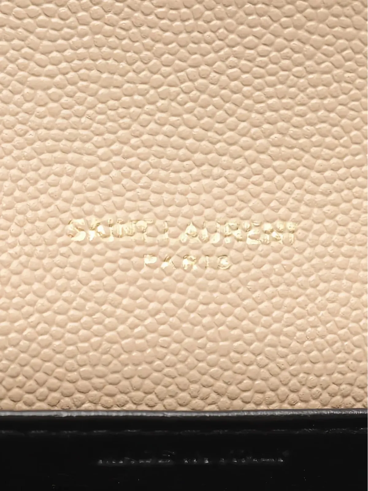 Saint Laurent Pre-Owned Paris Uptown レザーショルダーバッグ - 画像4