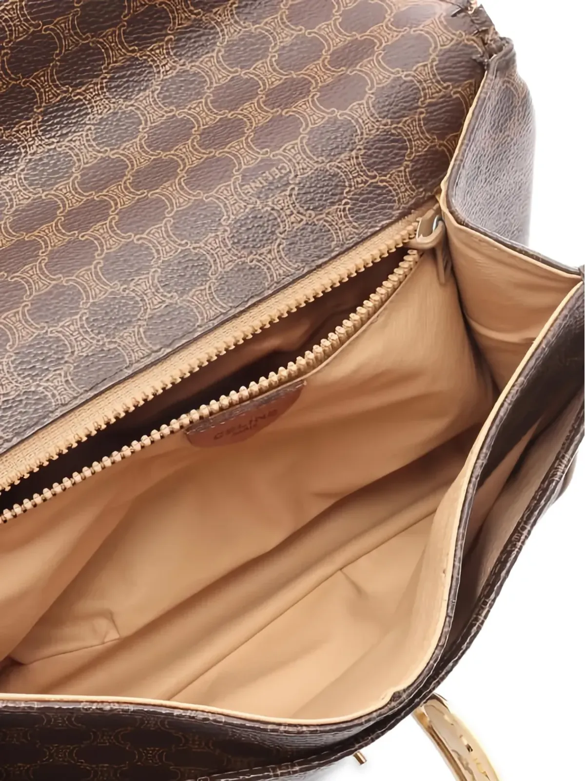 Celine Pre-Owned Macadam ロゴ トートバッグ（2000年代） - Brown - 画像3