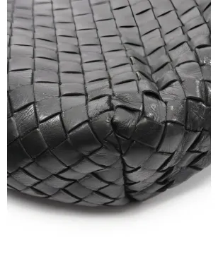 Bottega Veneta 00年代 レザー ショルダーバッグ（ブラック） - サムネイル3