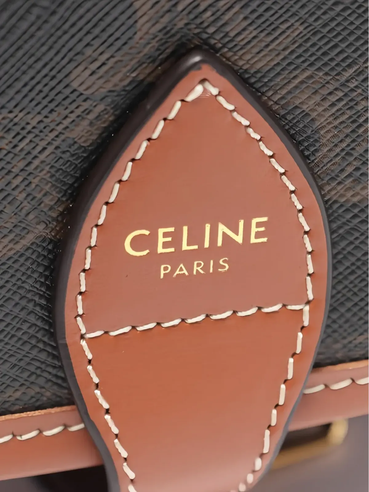 Celine ビンテージ フォルコ トリオンフ ショルダーバッグ - 画像5