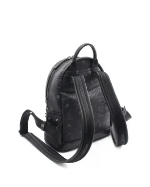 MCM Pre-Owned 2000年代スタッズ付きバックパック - ブラック - サムネイル2