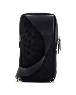 Fendi Pre-Owned Monster Sling Bag ナイロンとレザー クロスボディバッグ ブラック - サムネイル2