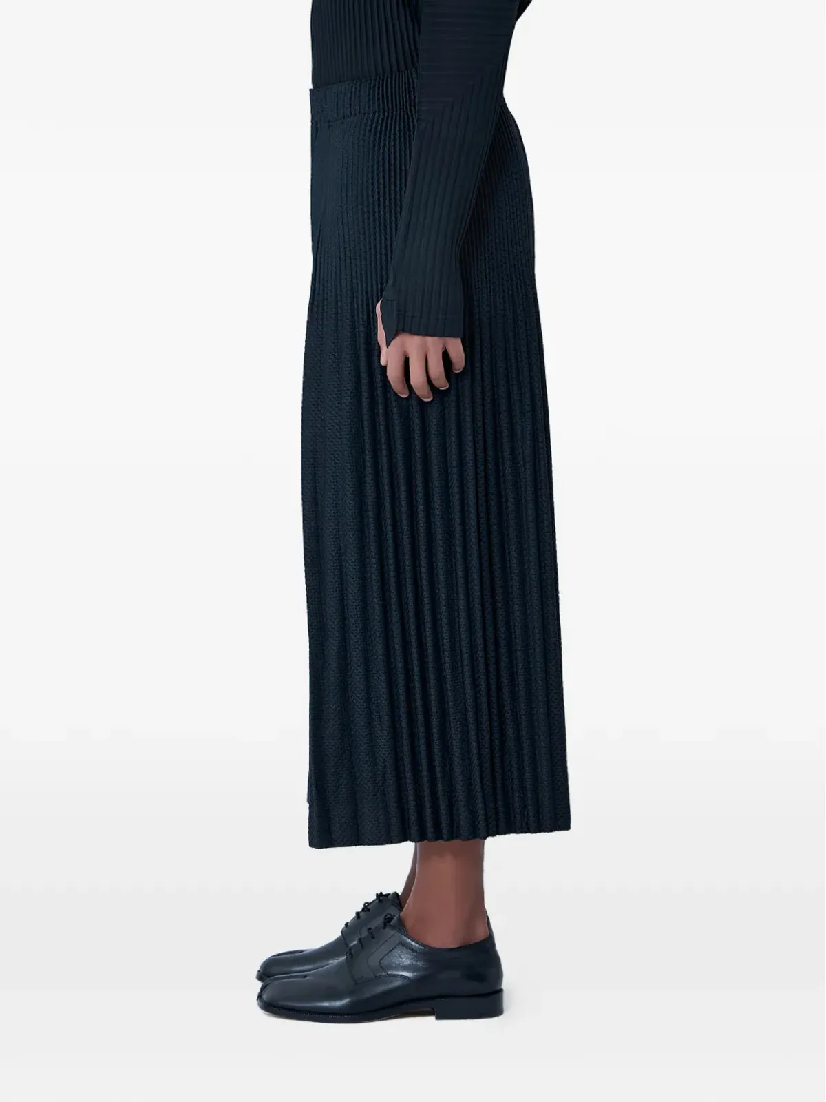 Homme Plissé Issey Miyake プリーツ入りエラスティックパンツ - 画像2