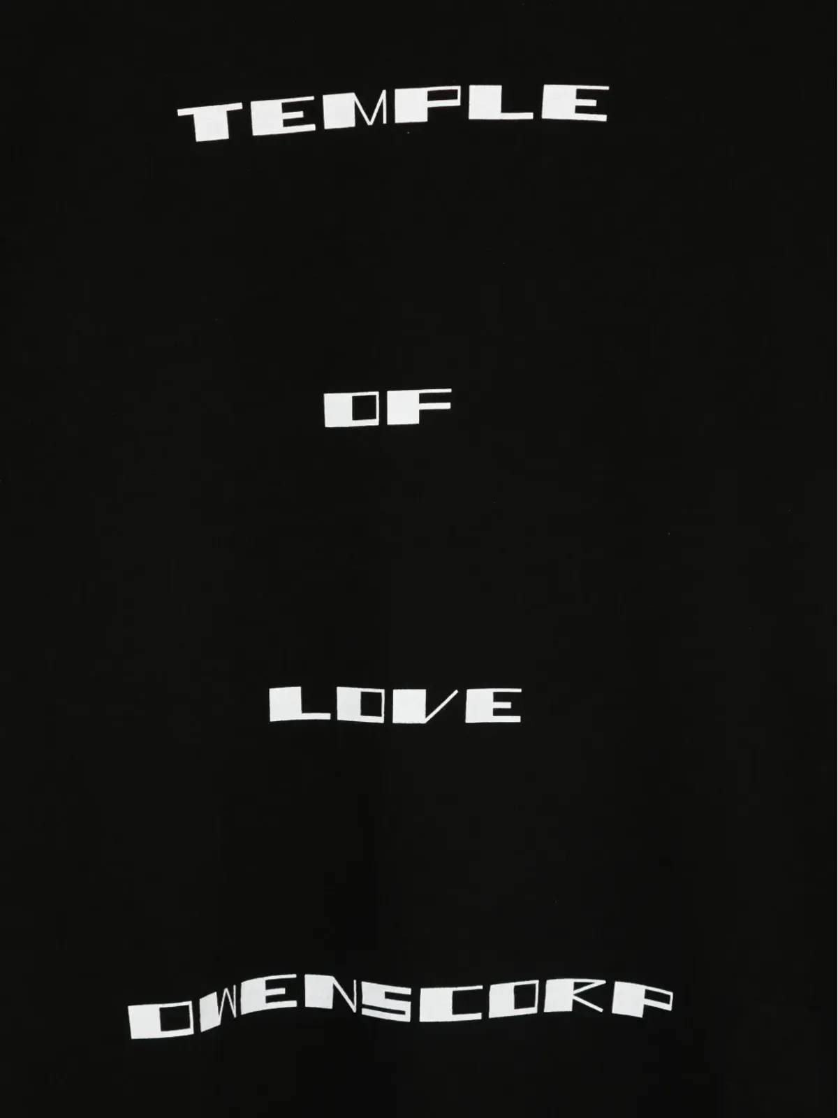 Rick Owens DRKSHDW プリントTシャツ - 画像3