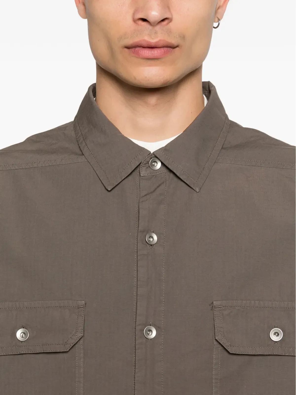 Rick Owens DRKSHDW フラップポケットシャツ - 画像5