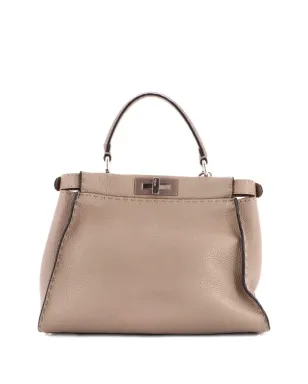 Fendi ビンテージ Selleria ピークアブー バッグ レザー グレー - サムネイル2