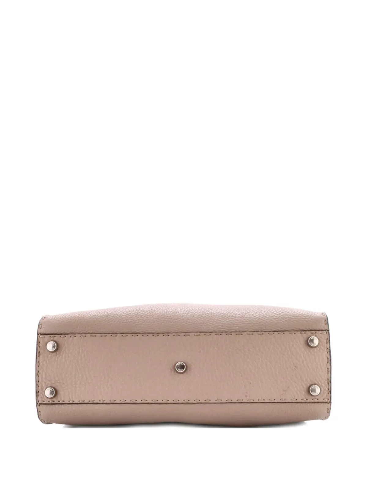 Fendi ビンテージ Selleria ピークアブー バッグ レザー グレー - 画像4