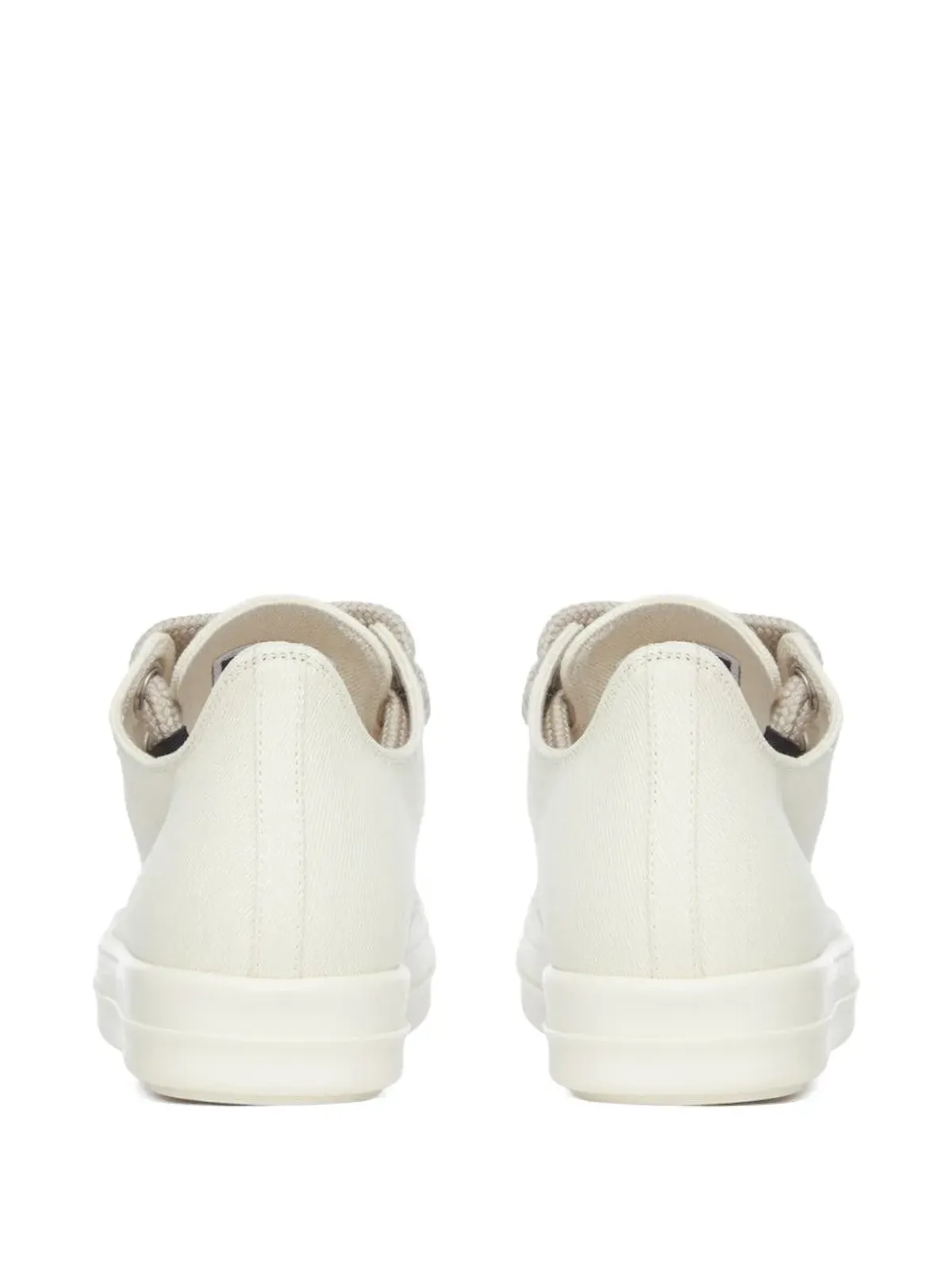 Rick Owens DRKSHDW アイレット付きレースアップフラットシューズ - 画像3