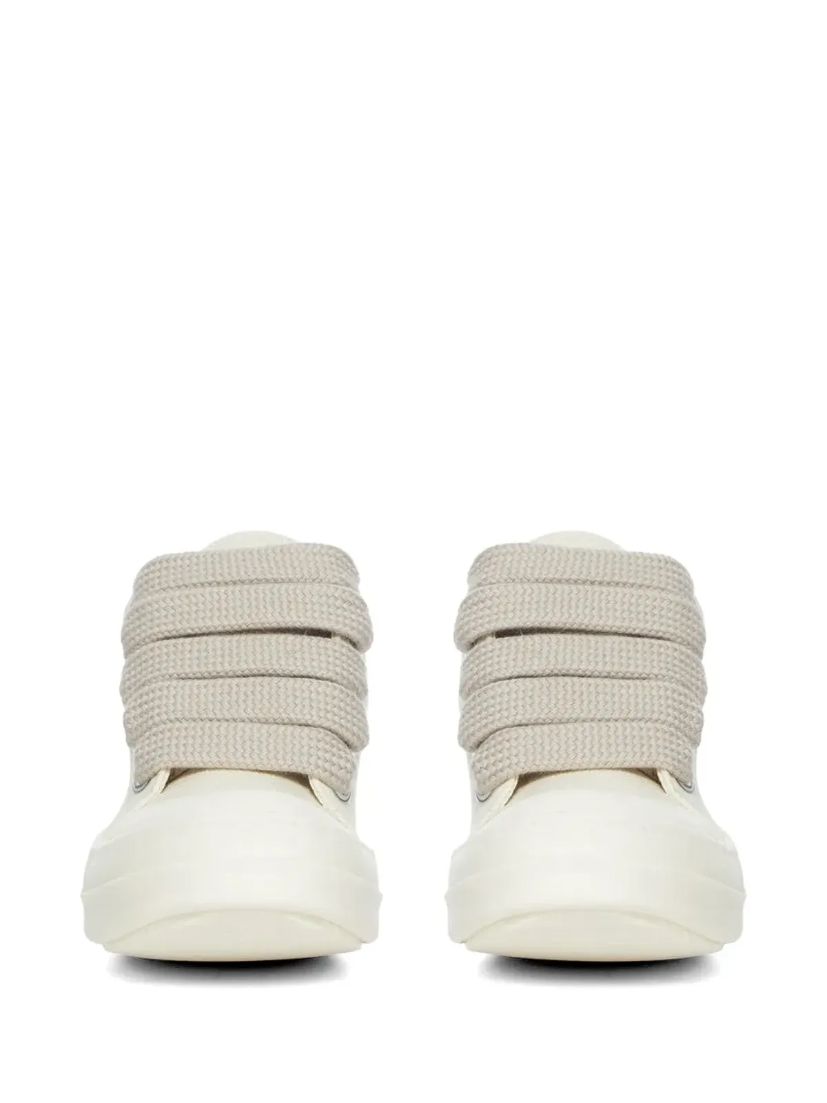Rick Owens DRKSHDW アイレット付きレースアップフラットシューズ - 画像4