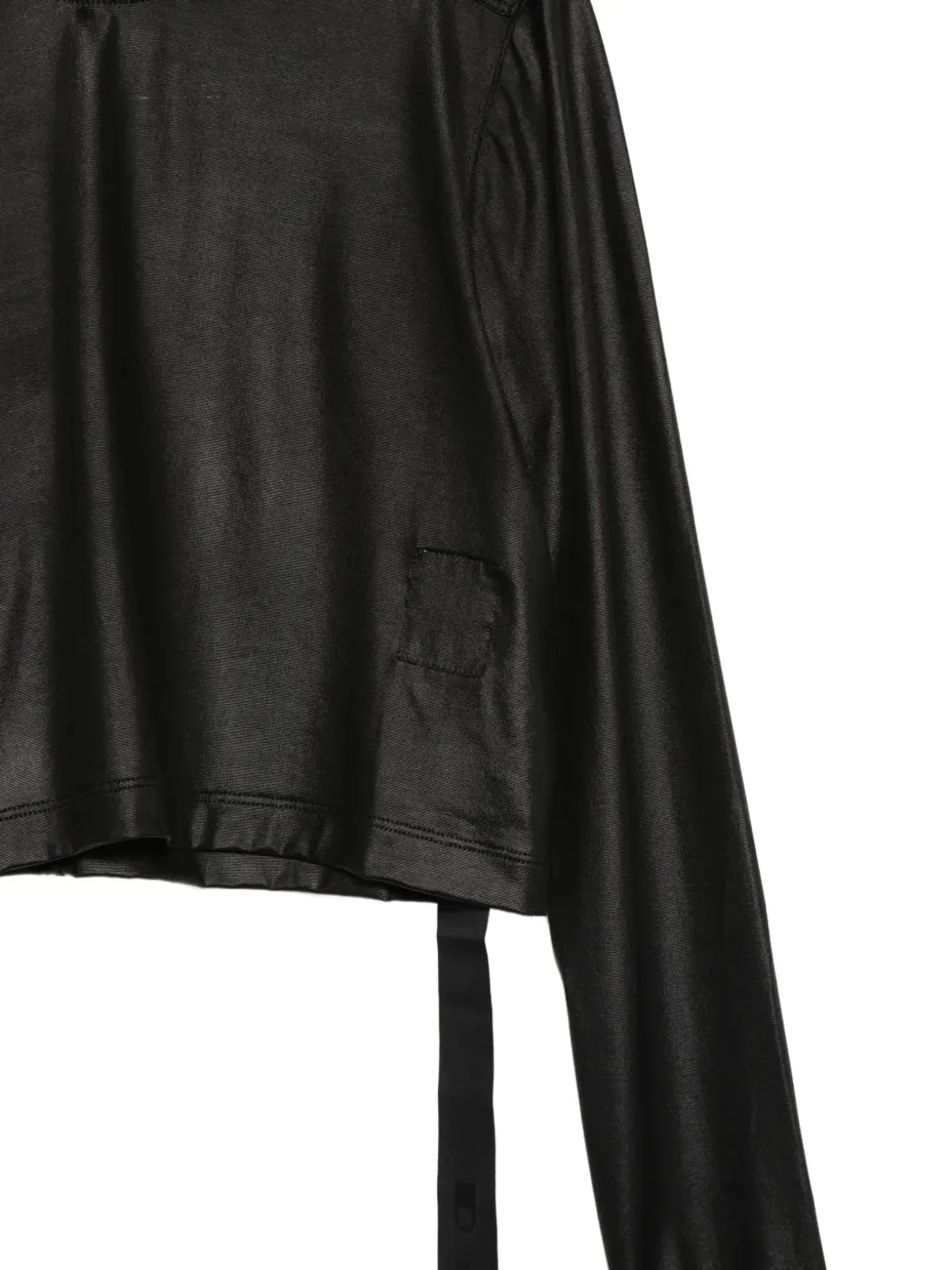 Rick Owens DRKSHDW ロングスリーブトップ ブラック - 画像3