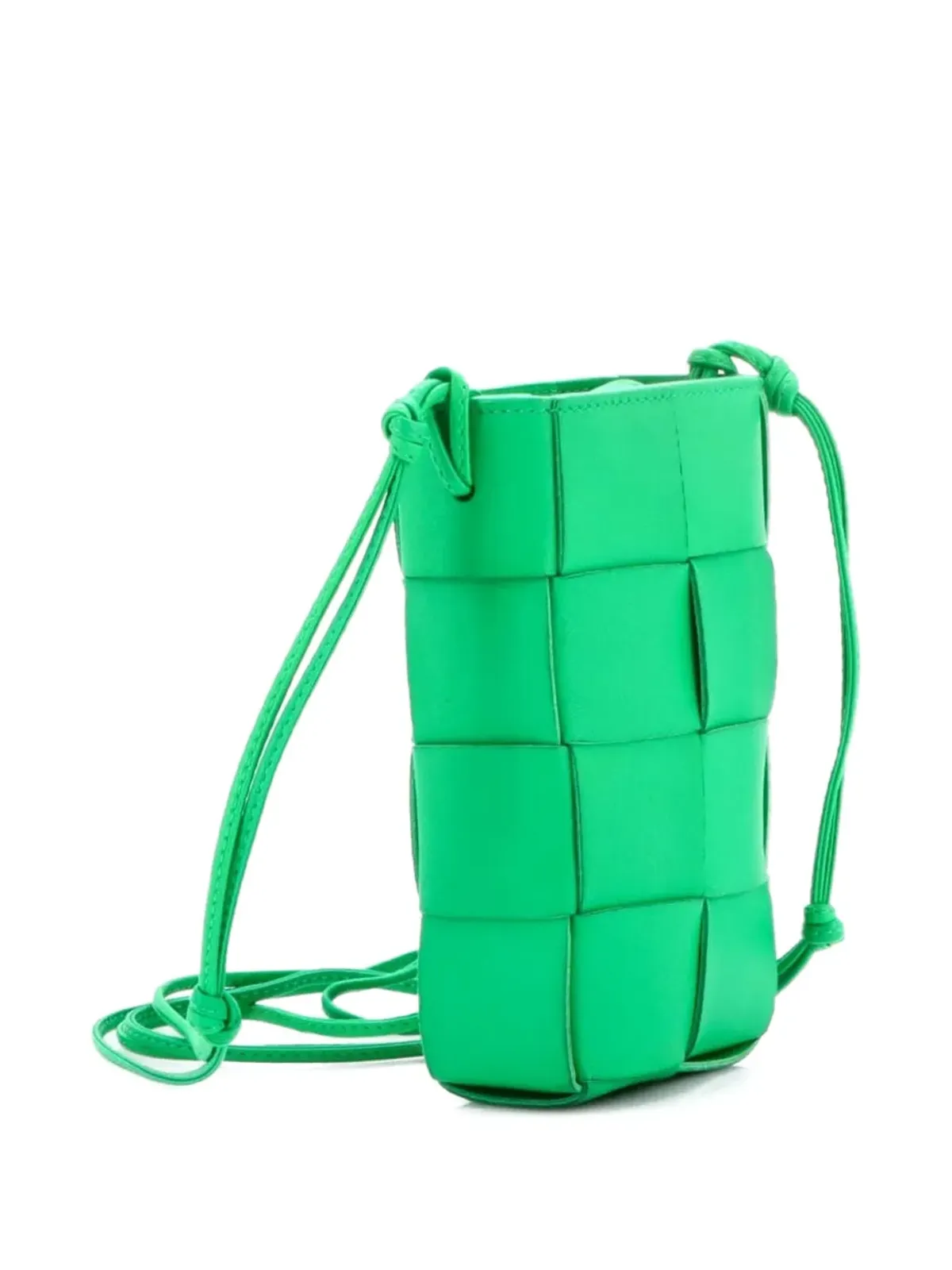 Bottega Veneta Pre-Owned カセットフォンホルダー イントレッチァート レザー クロスボディバッグ - 画像3