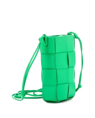 Bottega Veneta Pre-Owned カセットフォンホルダー イントレッチァート レザー クロスボディバッグ - サムネイル3
