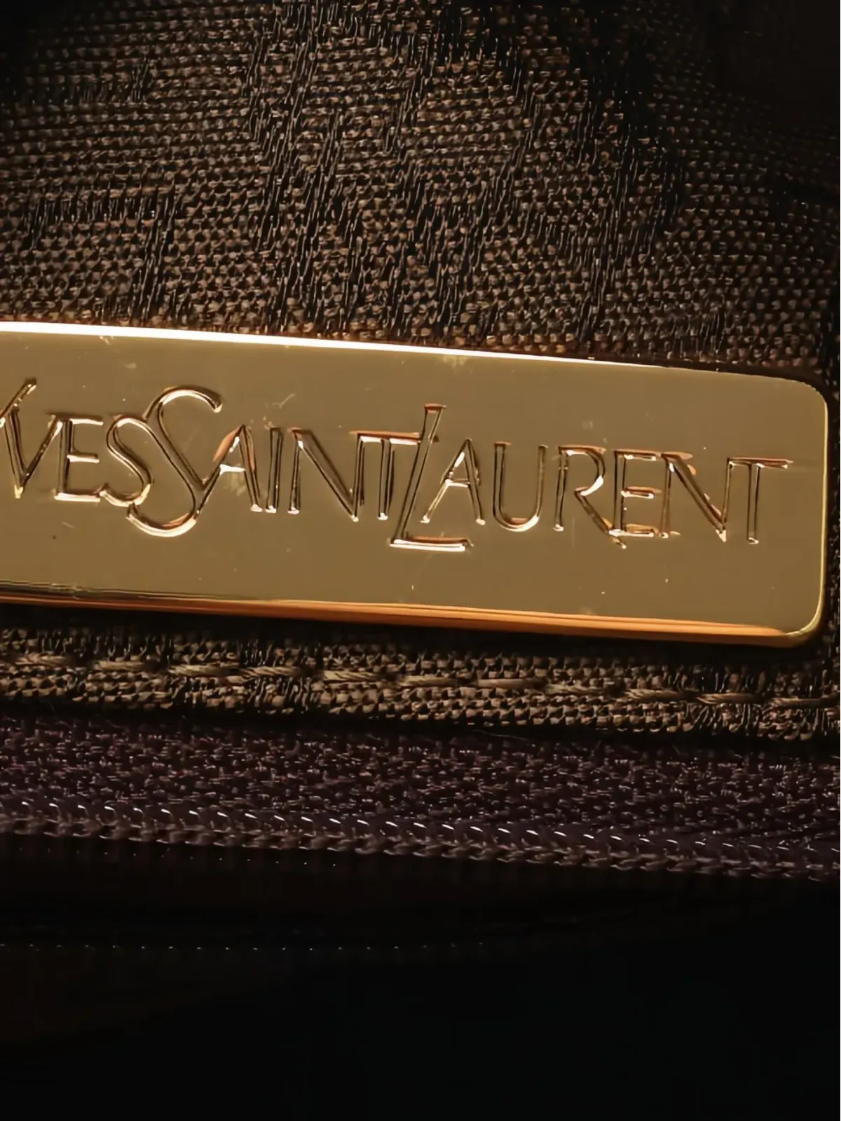 Saint Laurent Pre-Owned ロゴプレートショルダーバッグ - 画像4