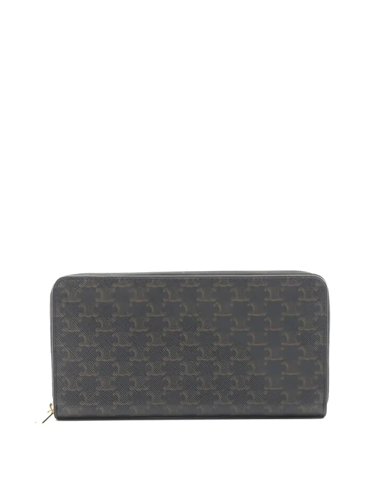Celine Pre-Owned Triomphe ジップウォレット - ブラック - 画像1