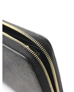 Celine Pre-Owned Triomphe ジップウォレット - ブラック - サムネイル4