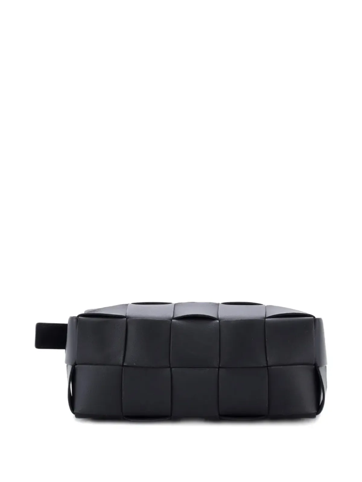 Bottega Veneta ビンテージ Brick Cassette Maxi Intrecciato Leather Small Shoulder Bag - Black - 画像4