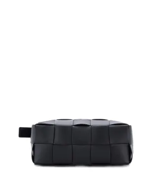 Bottega Veneta ビンテージ Brick Cassette Maxi Intrecciato Leather Small Shoulder Bag - Black - サムネイル4