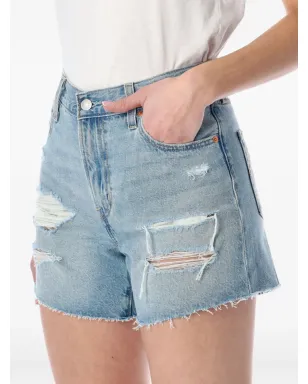 Levi's リブケージ ダメージ加工ショーツ - サムネイル3