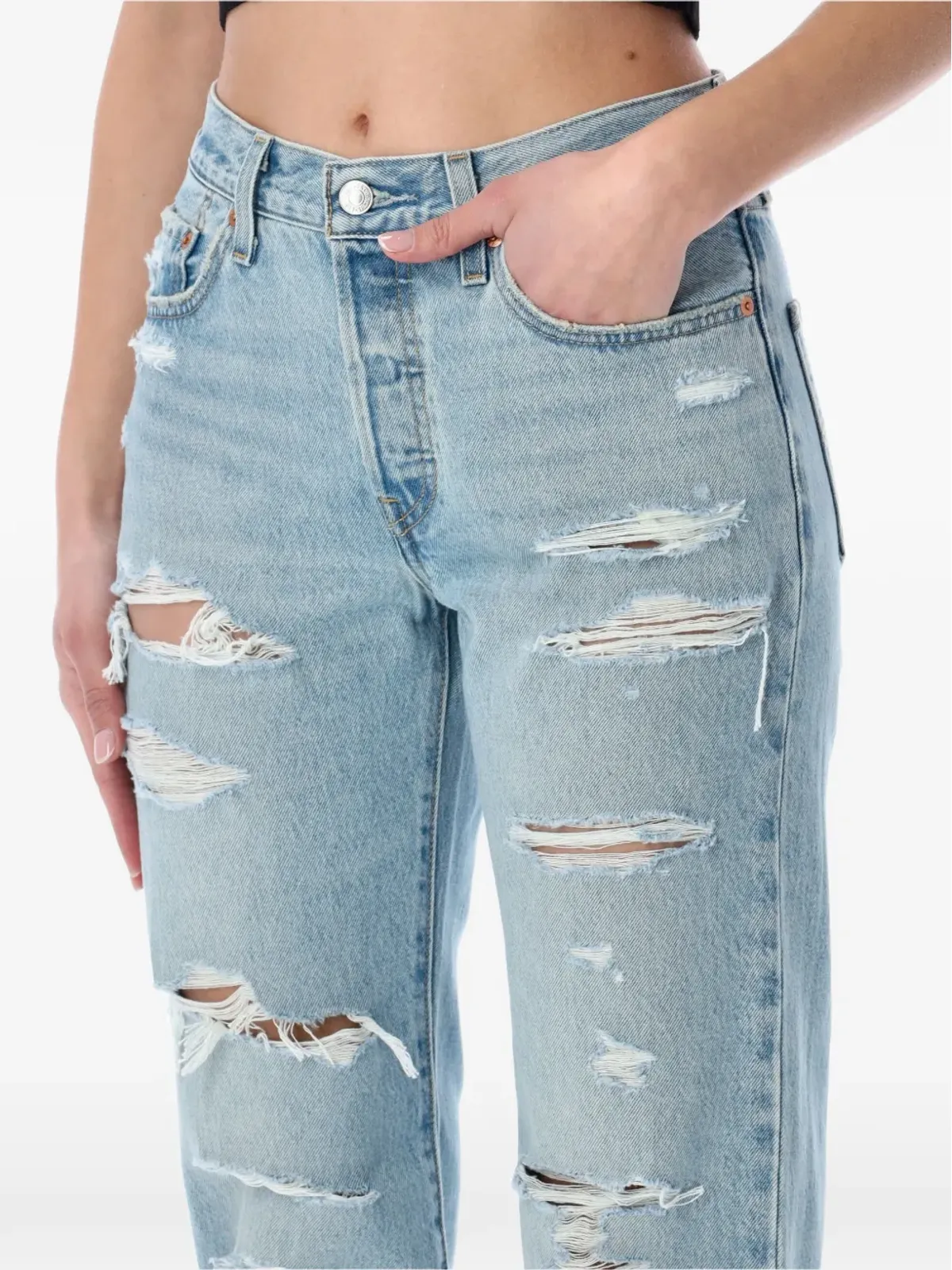 Levi's 501® '90s distressed jeans - ブルー - 画像3