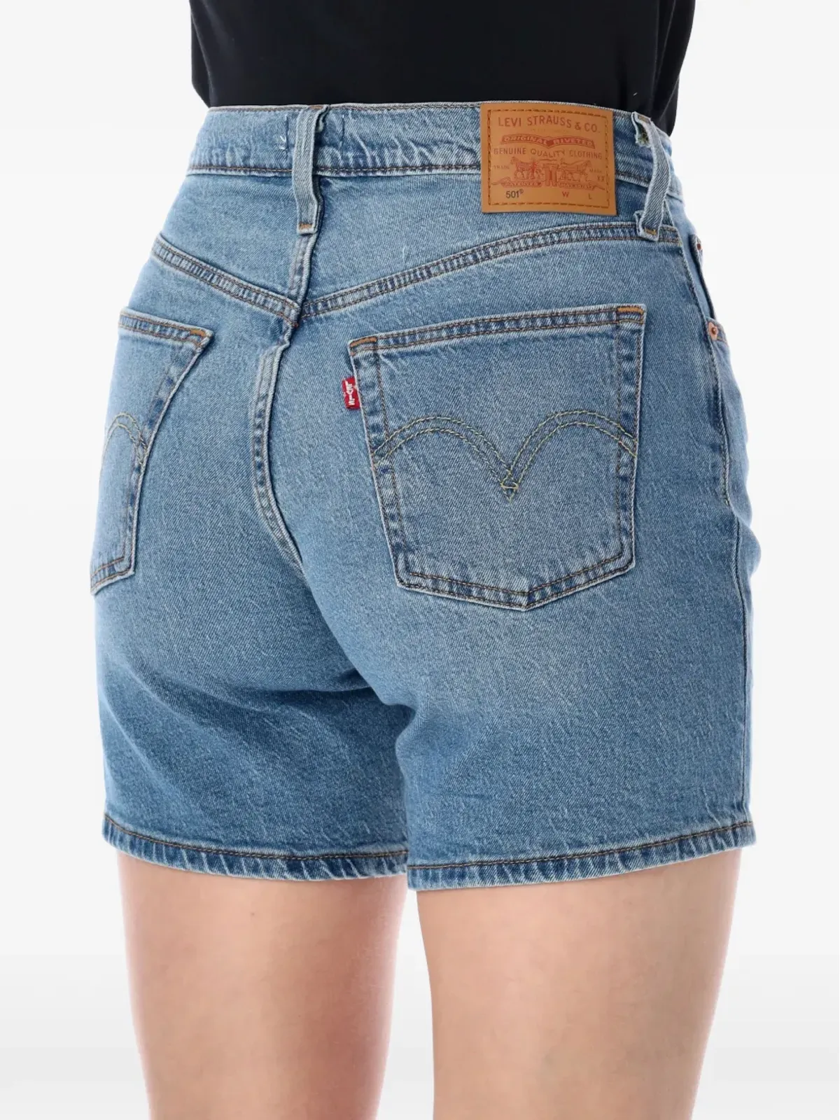 Levi's 501 ミッド丈デニムショーツ - 画像3