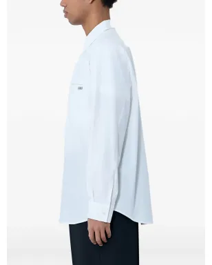 MM6 Maison Margiela パッチポケット付きボタンダウンシャツ - White - サムネイル2