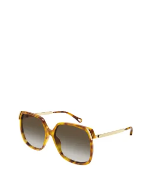 Chloé Eyewear アリ―オーバーサイズフレームサングラス - サムネイル2