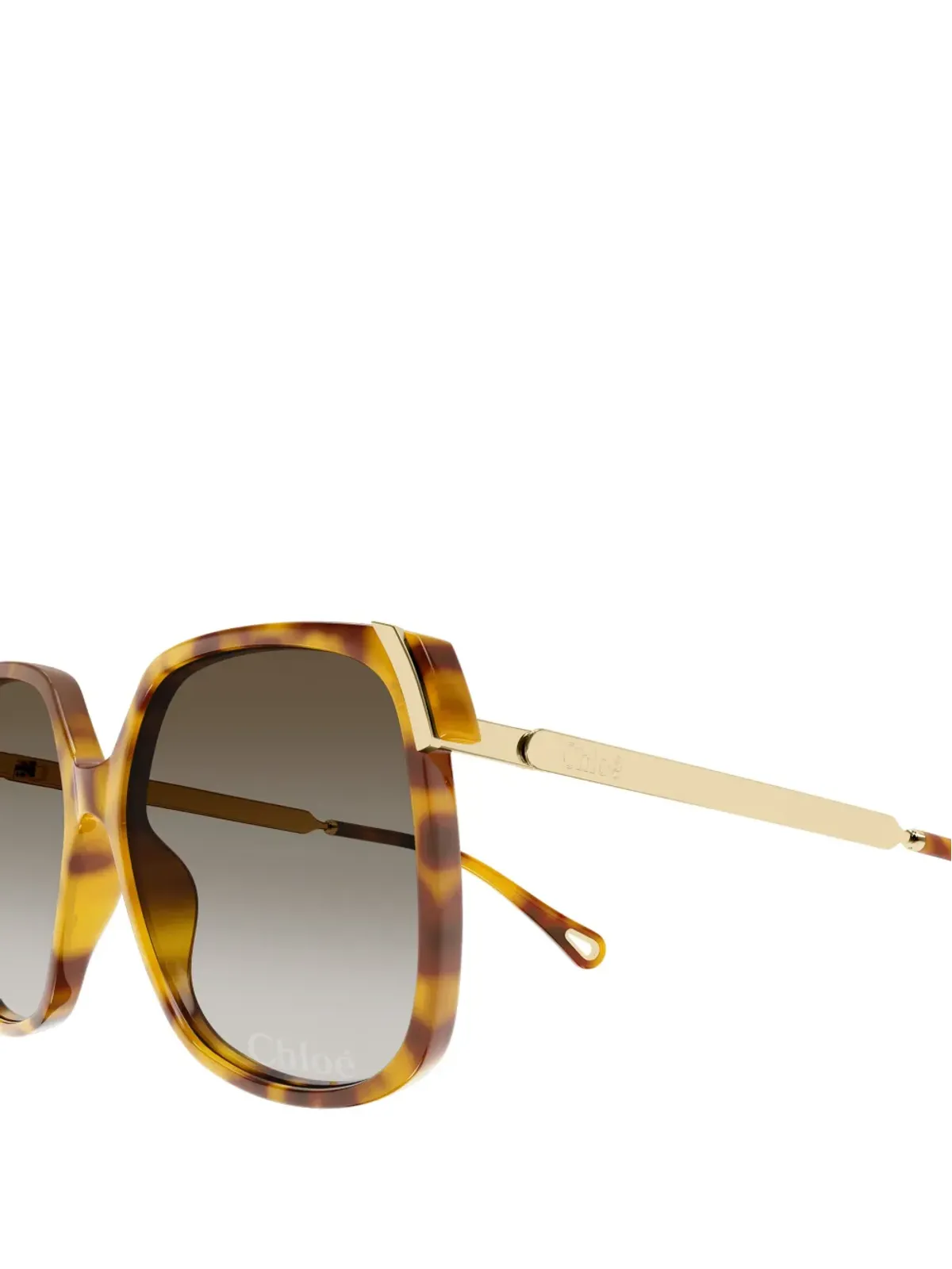 Chloé Eyewear アリ―オーバーサイズフレームサングラス - 画像3
