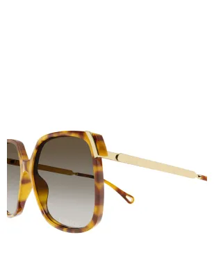 Chloé Eyewear アリ―オーバーサイズフレームサングラス - サムネイル3