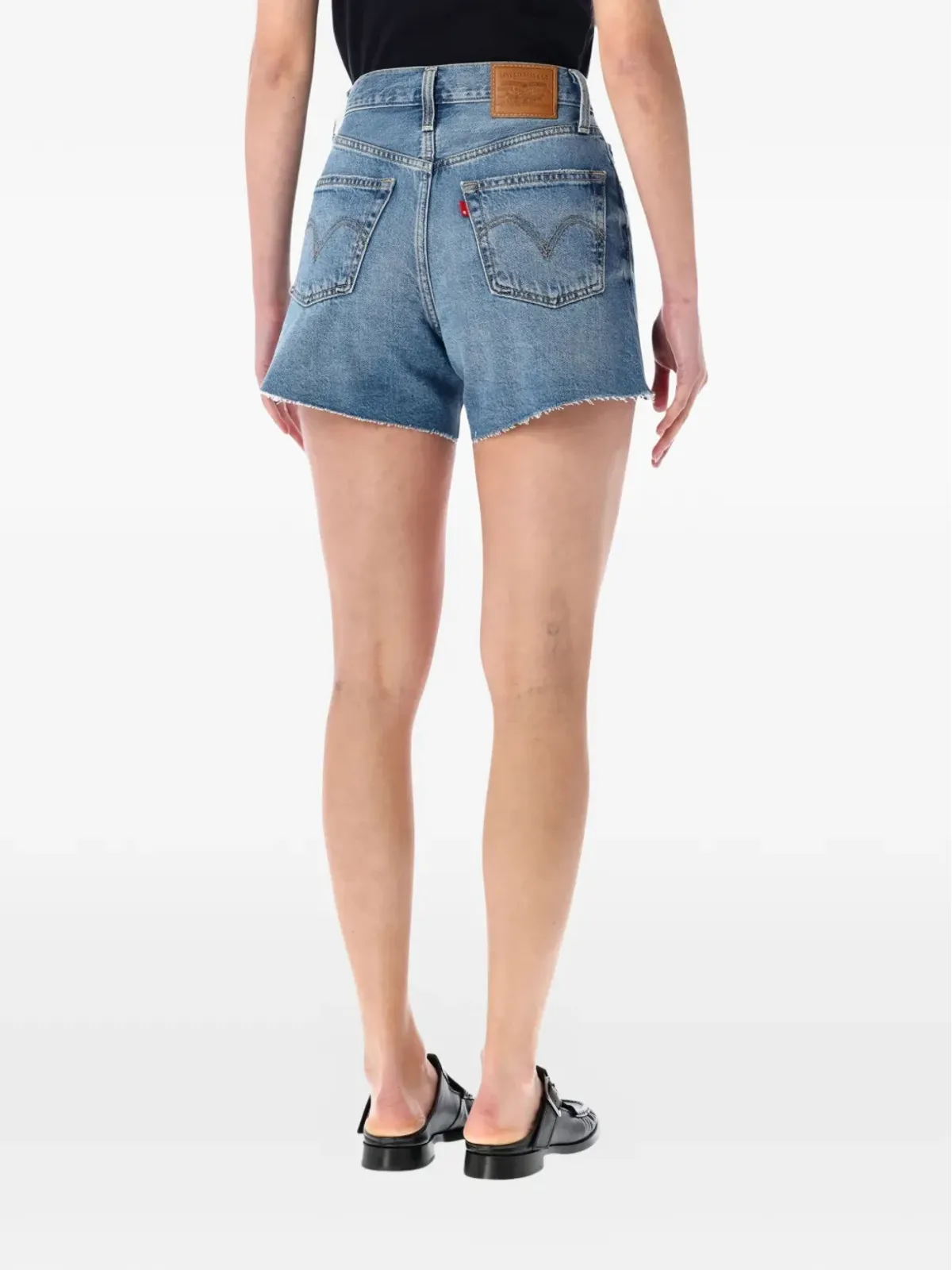 Levi's リブケージ・フレイドショーツ - 画像2
