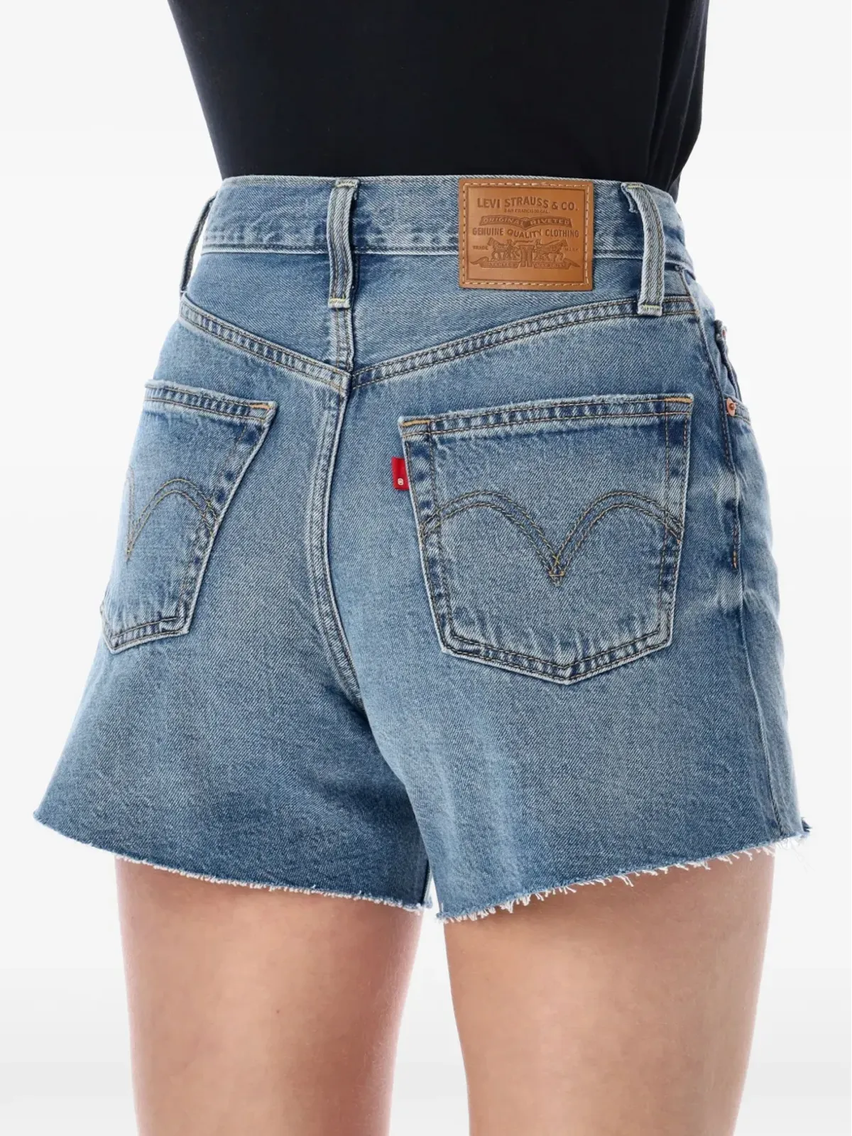 Levi's リブケージ・フレイドショーツ - 画像3