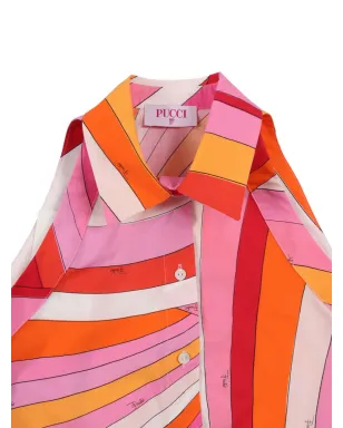 PUCCI Junior マルモプリント ノースリーブシャツ - サムネイル3