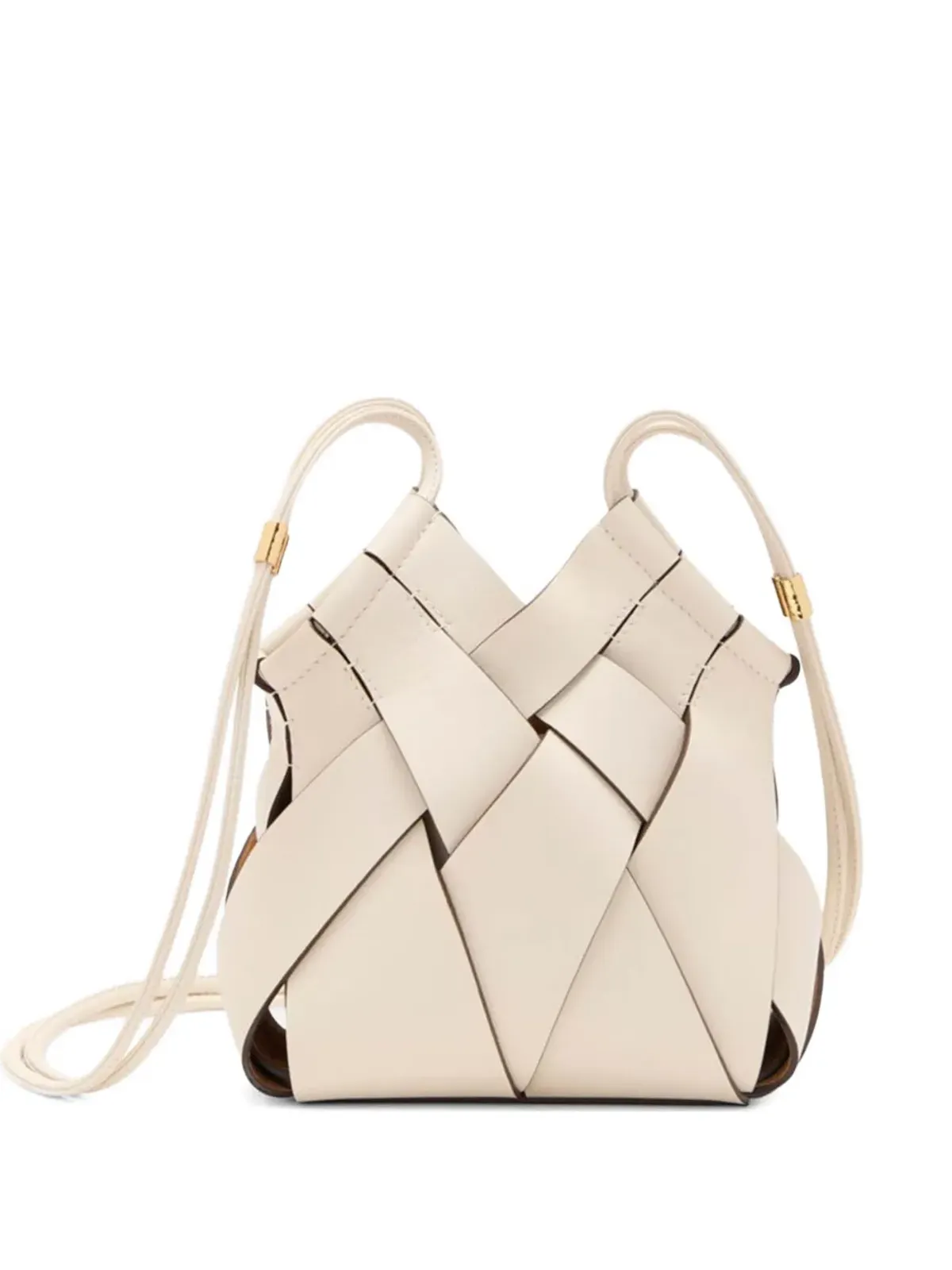 Ulla Johnson Charlotte ウーブン スムースレザー クロスボディバッグ - 画像1