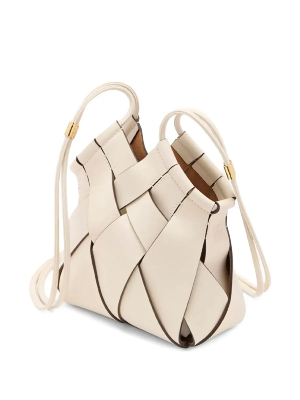 Ulla Johnson Charlotte ウーブン スムースレザー クロスボディバッグ - 画像3
