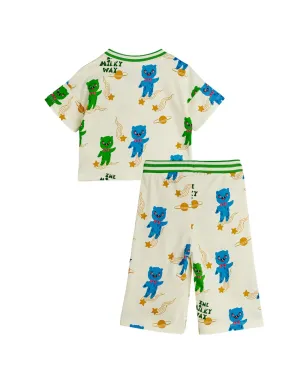 Mini Rodini 惑星プリントパンツセット - サムネイル2