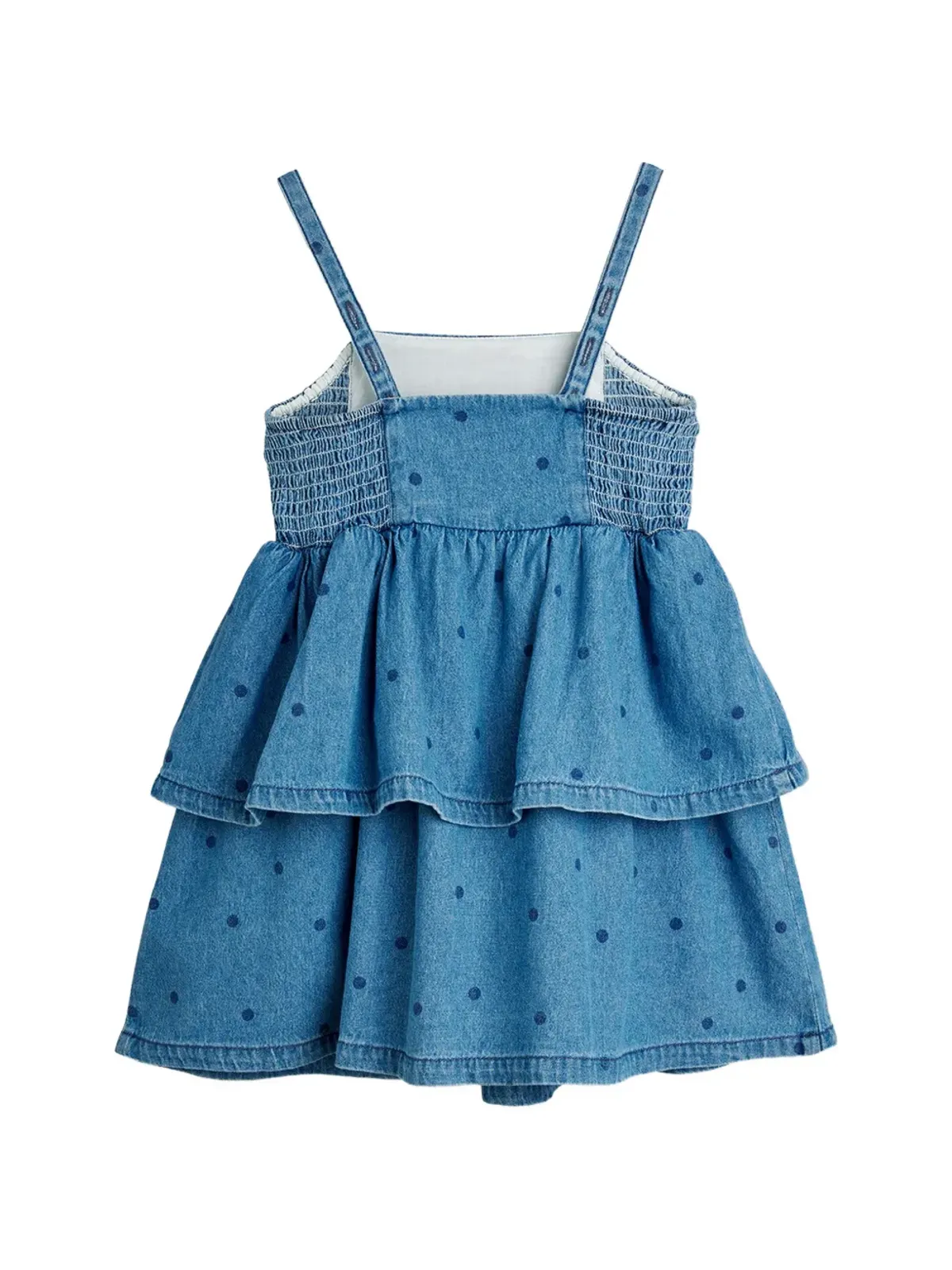 Mini Rodini polka-dot tiered-effect dress - 画像2