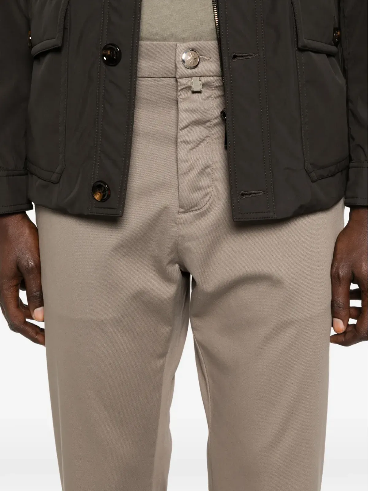 Jacob Cohën ボタンディテール チノパンツ - 画像5
