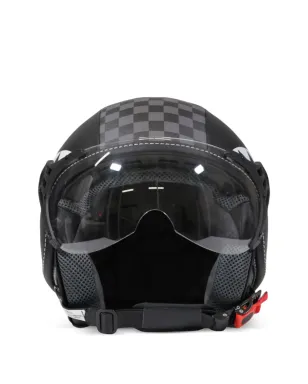 Sprayground シャークプリントチェッカーボード柄ヘルメット - サムネイル1
