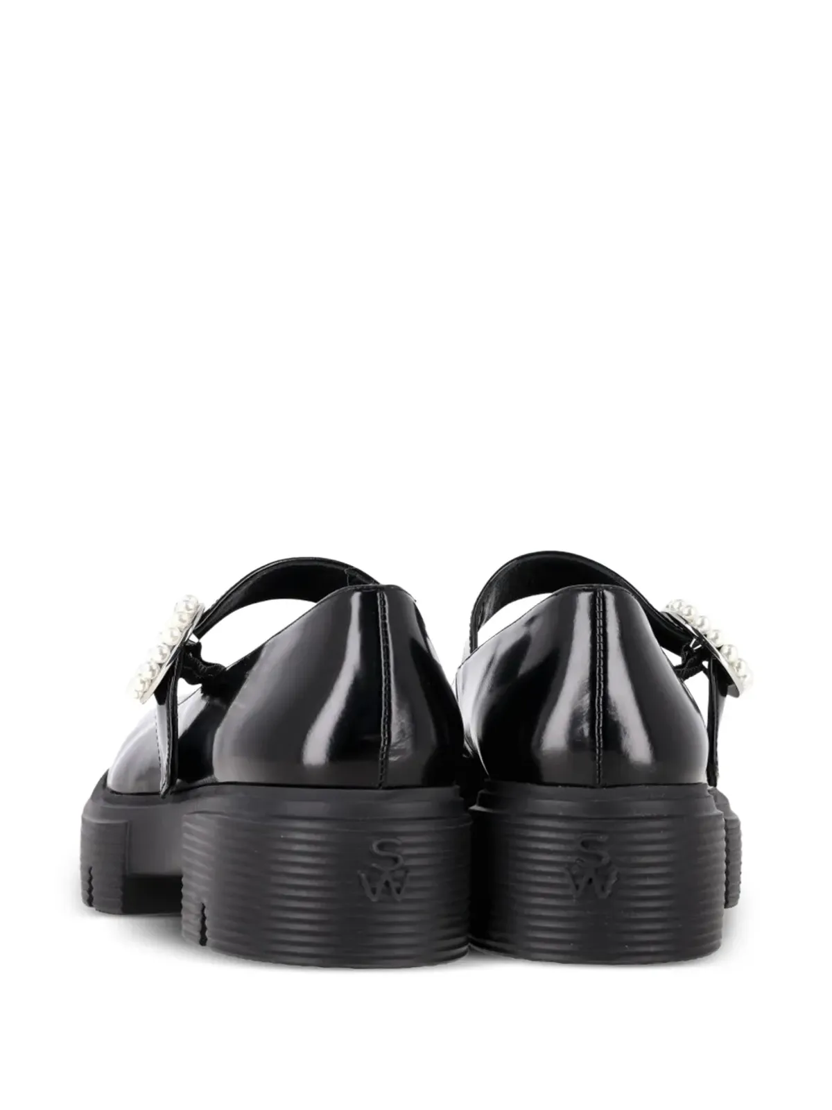 Stuart Weitzman ノリタ プラットフォーム ローファー - ブラック - 画像3
