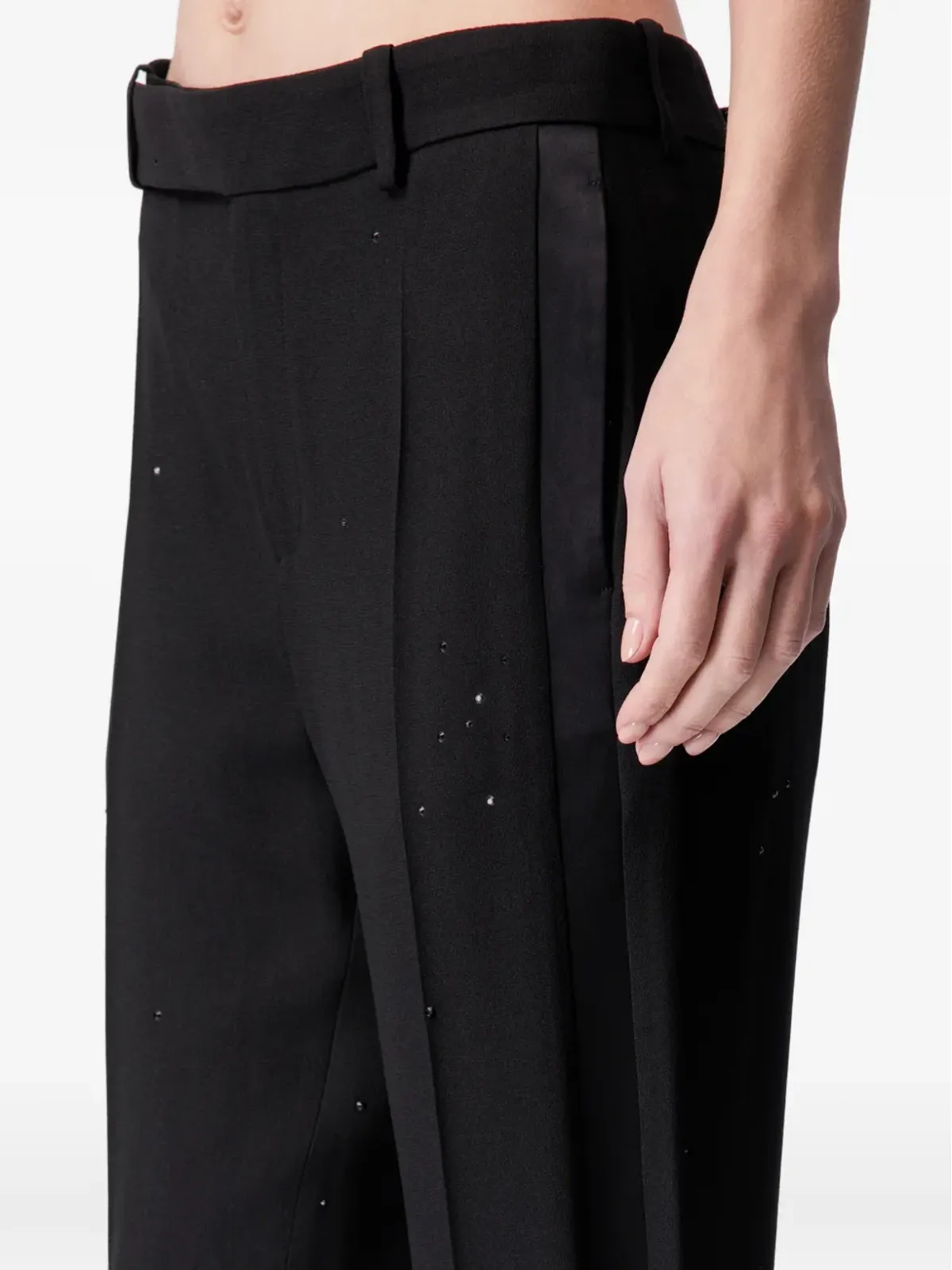ARTICLE TEN レースディテールパンツ - 画像4