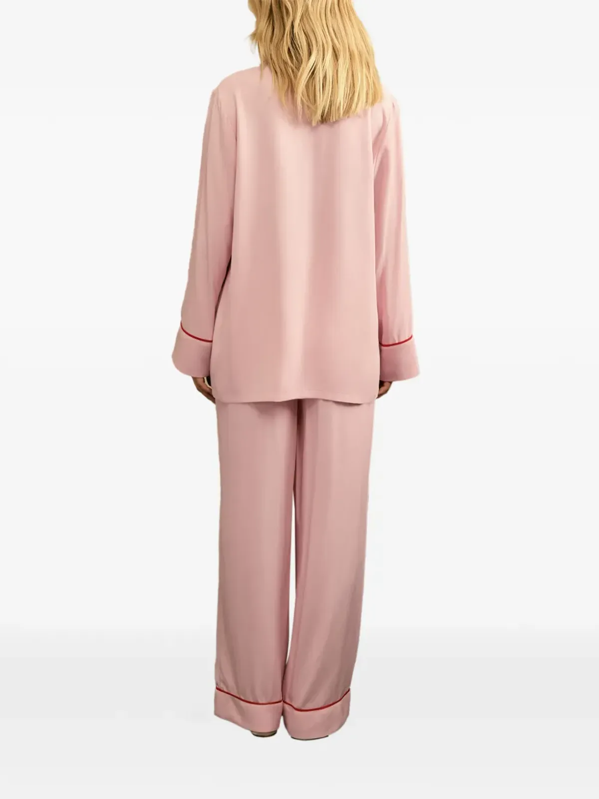 Sleeper Finnegan パイピング入りのパジャマ風パンツ - Pink - 画像4
