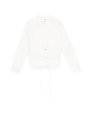 AO YES バタフライシャツ - White - サムネイル1