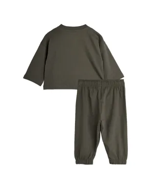 Mini Rodini エイリアンプリント トラックスーツセット - グレー - サムネイル2