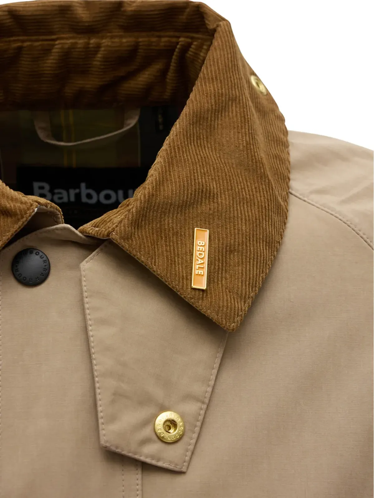 Barbour コーデュロイ襟付きポケットジャケット - 画像3