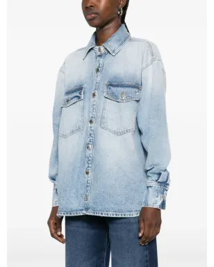 ICON DENIM チェストポケット付きボタン留めシャツ - サムネイル3