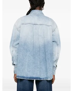 ICON DENIM チェストポケット付きボタン留めシャツ - サムネイル4